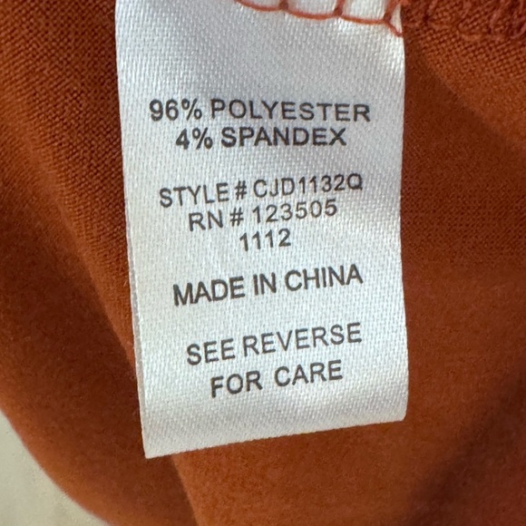 Culture Code Dolman Sleeve Mini Dress Sz XL Pumpkinspicy Orange Cowl Neck Party - Picture 5 of 7